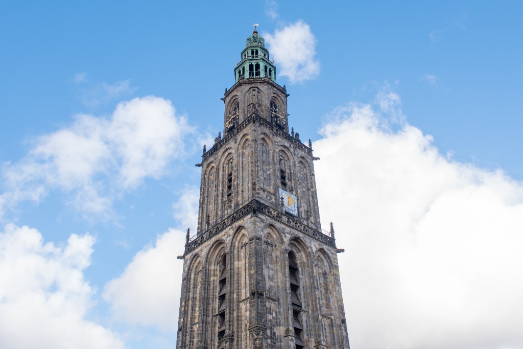 The Martinitoren, the historic tower at the heart of Groningen